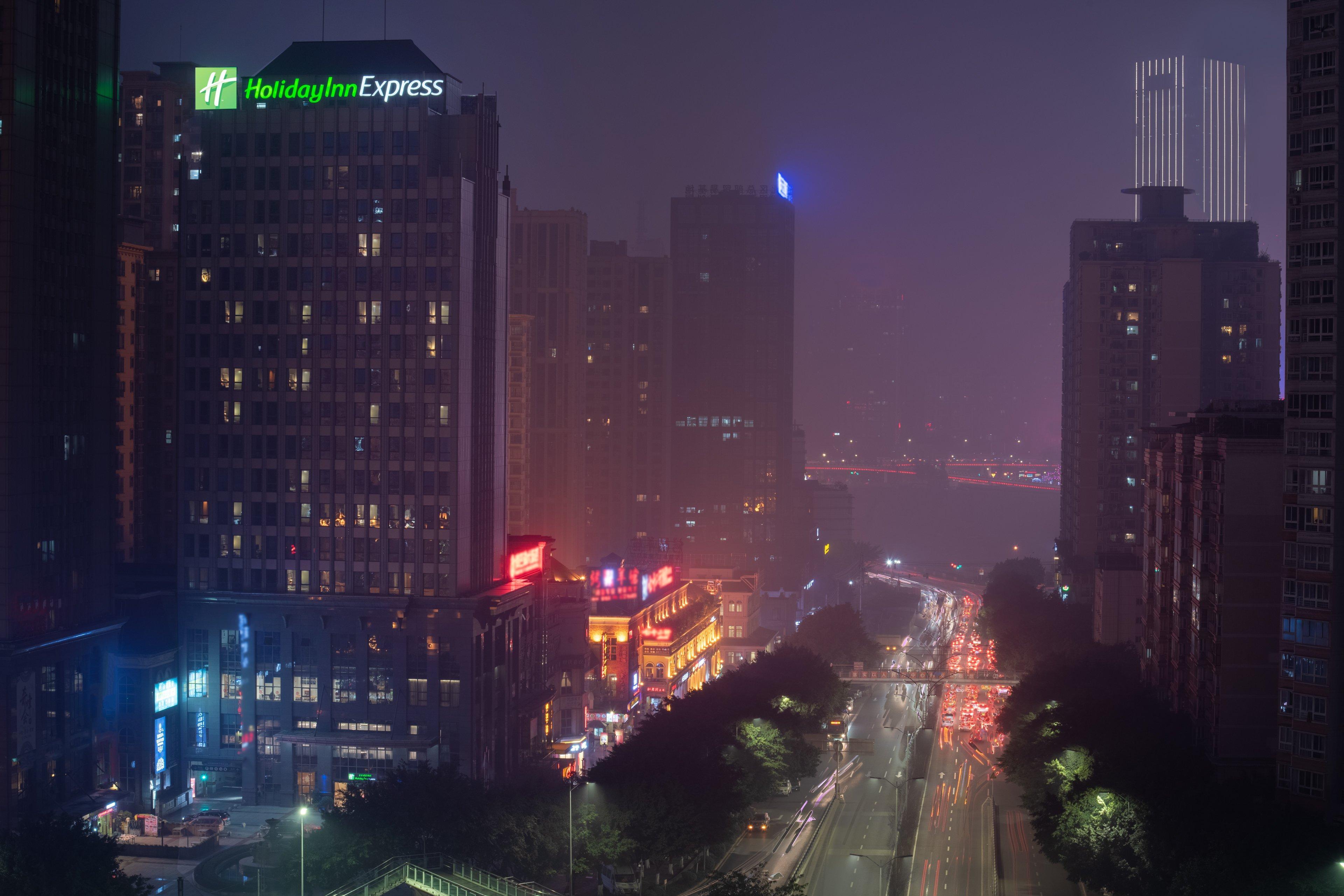 Holiday Inn Express Chongqing Guanyinqiao By Ihg Exterior foto
